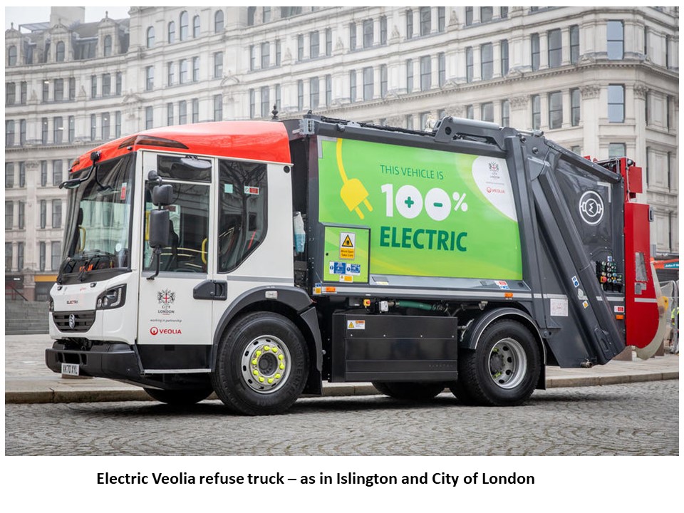 Electric Refuse Trucks - Dennis Eagle